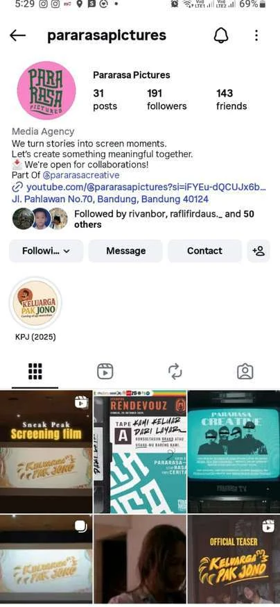 @pararasapictures Social Media Handling